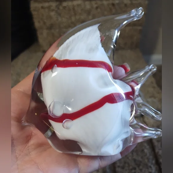 Glass Fish Paperweight Nautical Tropical Set Of 4 Paperweights - Picture 6 of 15